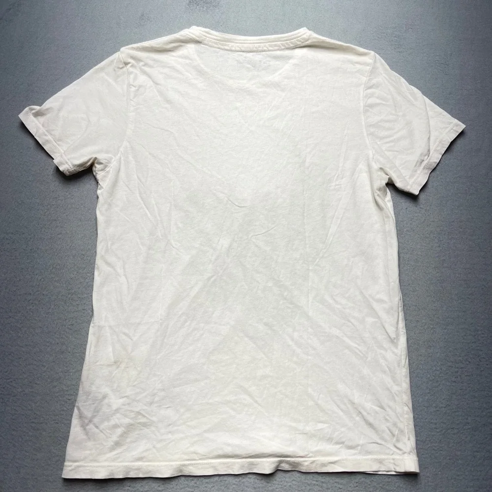 True Religion Men Skull Graphic T-Shirt White Crew Neck Made in USA MU3A451NC7 S